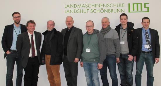 Die Veranstalter und Referenten des Landtechniktages (von links): Dr. Fabian Lichti, Jrg Reisenweber, Dr. Matthias Wendland, Christian Beckmann, Thomas Laubenbacher, Josef Frank, Christoph Hante, Dr. Martin Mller