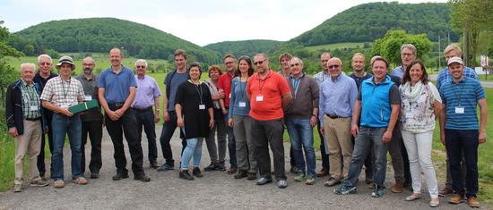 Gruppenfoto und Verabschiedung von Hr. Baumann