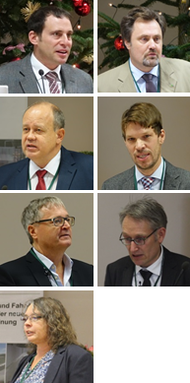von oben: Dr. M. Müller, Dr. S. Neser, M. Kaiser, M. Belau, T. Bose, J. Simon, P. Moser